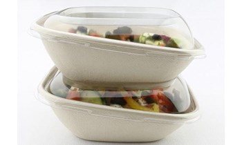 Ravier carré biseauté Bepulp 750ml - 19x19xH7cm - 50 St.